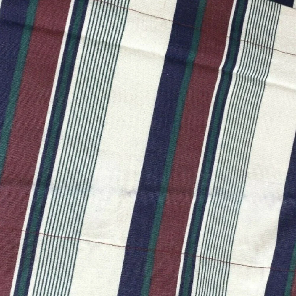 3 Vintage Custom Valances Curtains Luxury Stripe